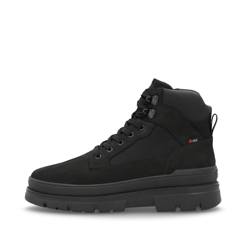 Rieker Artikelnummer U1270-00 Rieker Herren Schnürstiefel asphaltschwarz
