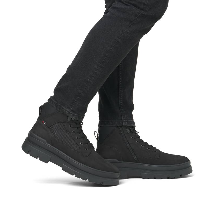 Rieker Artikelnummer U1270-00 Rieker Herren Schnürstiefel asphaltschwarz Verkauf