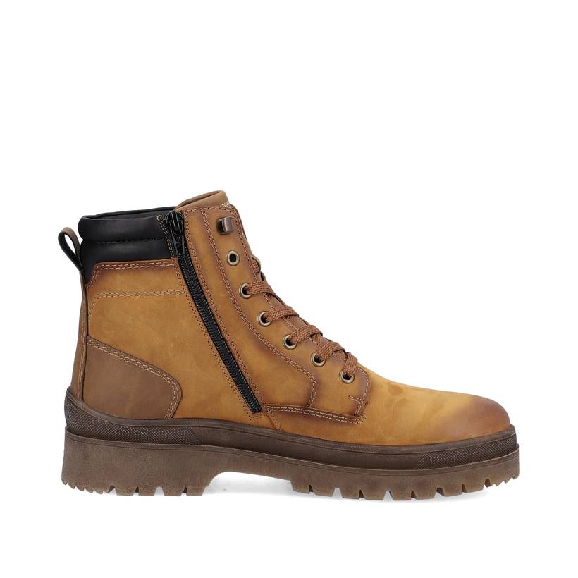 Rieker Artikelnummer U0272-68 Rieker Herren Schnürstiefel wood brown Online