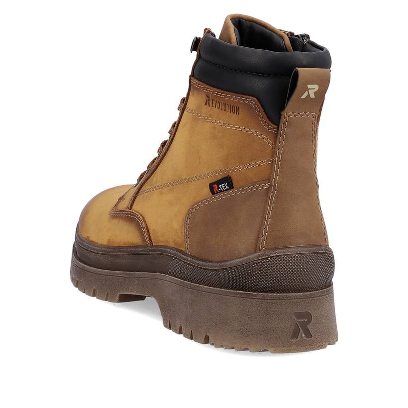 Rieker Artikelnummer U0272-68 Rieker Herren Schnürstiefel wood brown Online