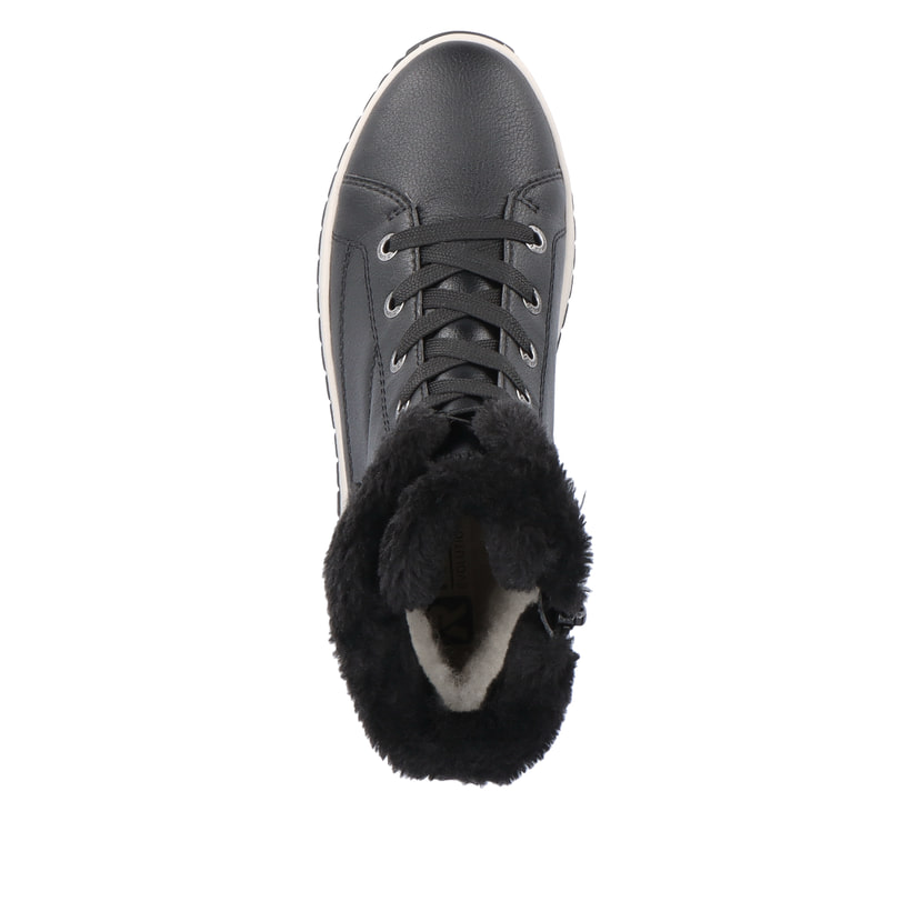Rieker Artikelnummer W0963-01 Rieker Damen Schnürstiefel urbanschwarz Outlet