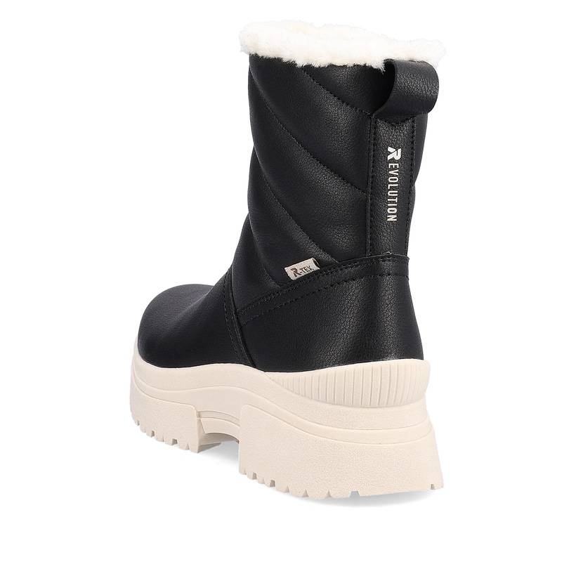 Rieker Artikelnummer W0373-00 Rieker Damen Kurzstiefel night black Auslauf