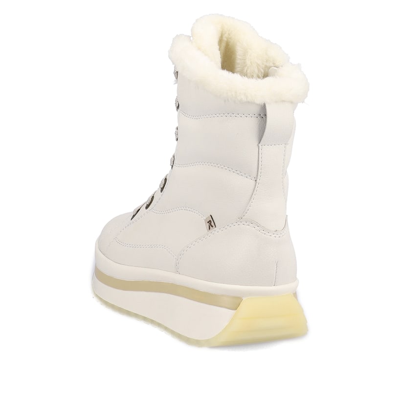 Rieker Artikelnummer W0963-80 Rieker Damen Schnürstiefel frostweiß Günstiger Verkauf