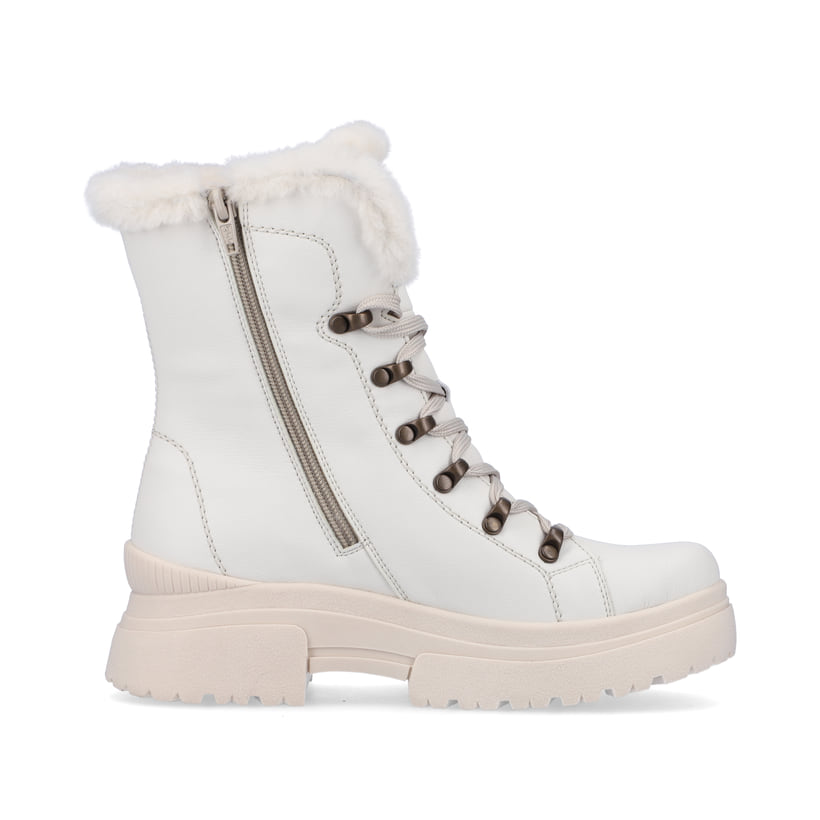 Rieker Artikelnummer W0372-80 Rieker Damen Schnürstiefel frost white Meist gekauft