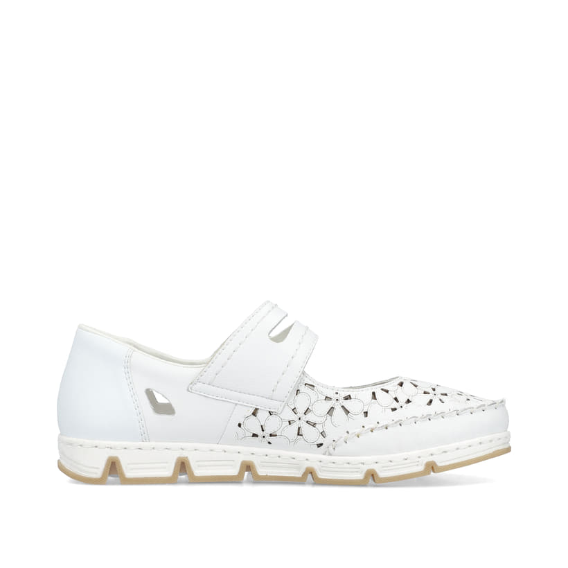 Rieker Artikelnummer 49977-80 Rieker Damen Ballerinas reinweiss Online