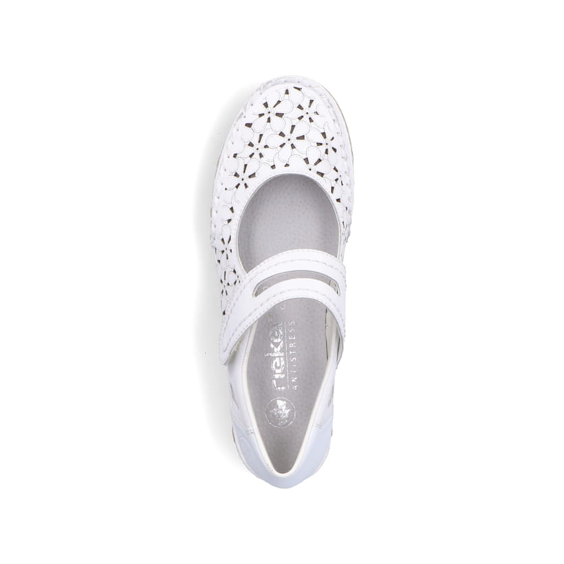 Rieker Artikelnummer 49977-80 Rieker Damen Ballerinas reinweiss Online