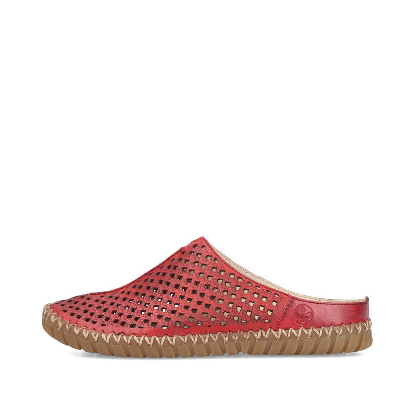 Rieker Artikelnummer M2885-35 Rieker Damen Clogs dunkelrot