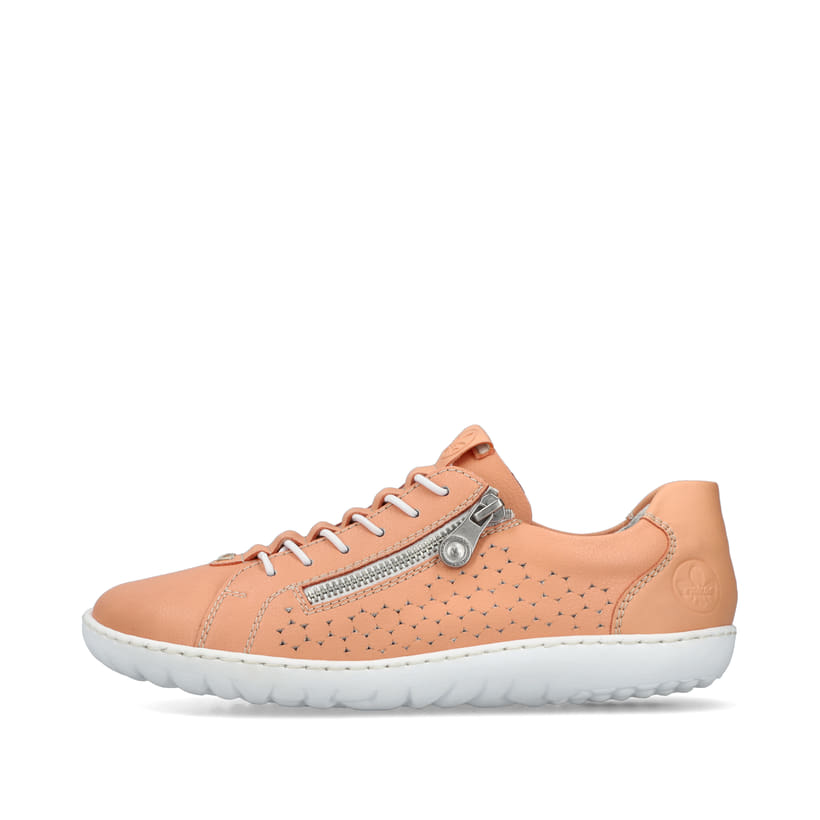 Rieker Artikelnummer 52826-38 Rieker Damen Slipper pfirsich