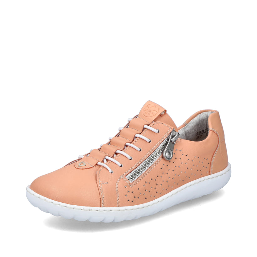 Rieker Artikelnummer 52826-38 Rieker Damen Slipper pfirsich Fabrikverkauf