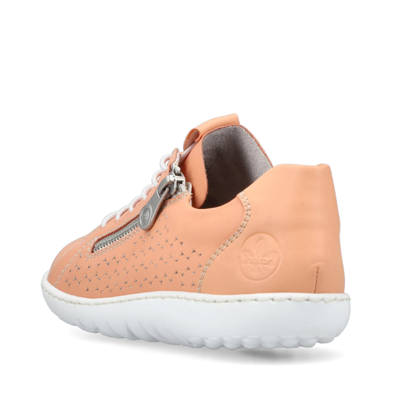 Rieker Artikelnummer 52826-38 Rieker Damen Slipper pfirsich Fabrikverkauf