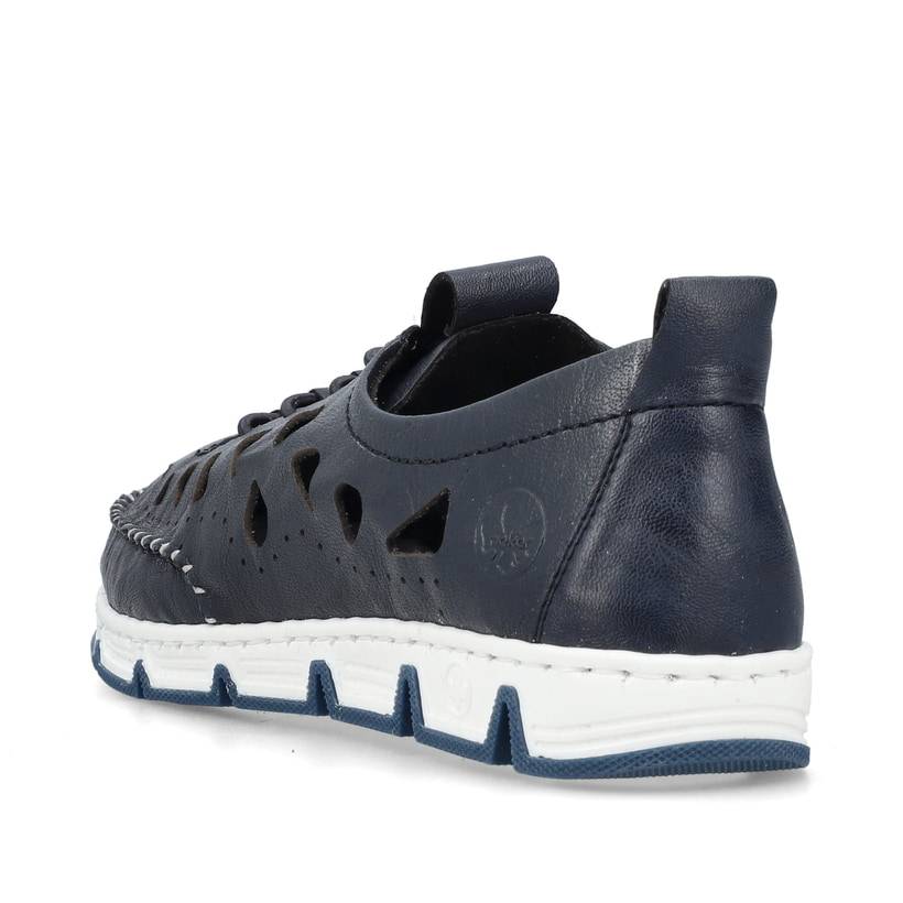 Rieker Artikelnummer 49956-14 Rieker Damen Slipper stahlblau Blitzverkäufe