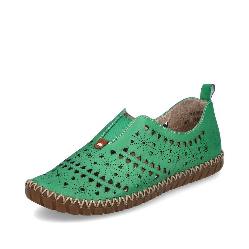 Rieker Artikelnummer M2852-52 Rieker Damen Slipper waldgrün Angebote