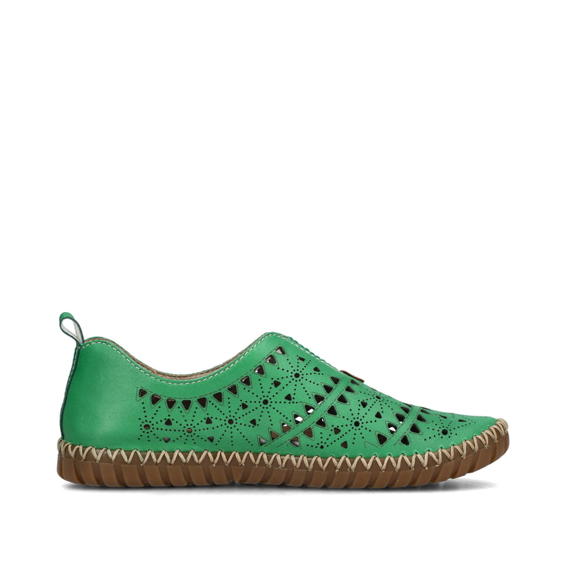Rieker Artikelnummer M2852-52 Rieker Damen Slipper waldgrün Angebote