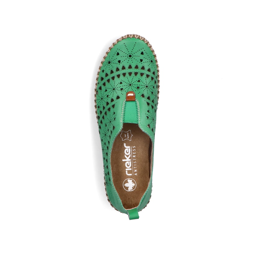 Rieker Artikelnummer M2852-52 Rieker Damen Slipper waldgrün Angebote