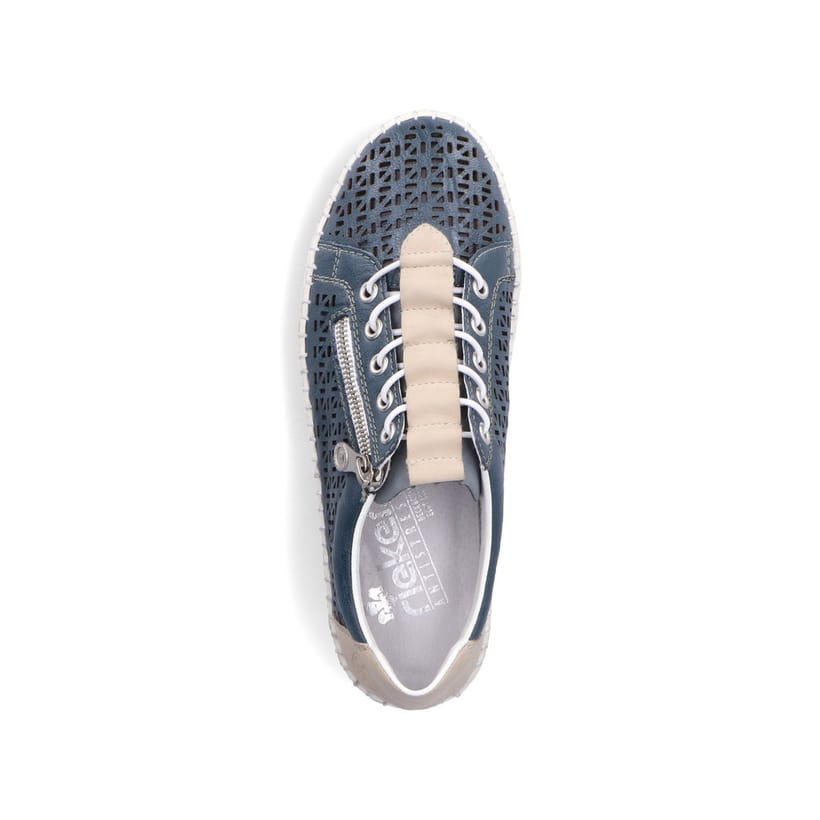 Rieker Artikelnummer M2357-12 Rieker Damen Slipper meeresblau im Angebot