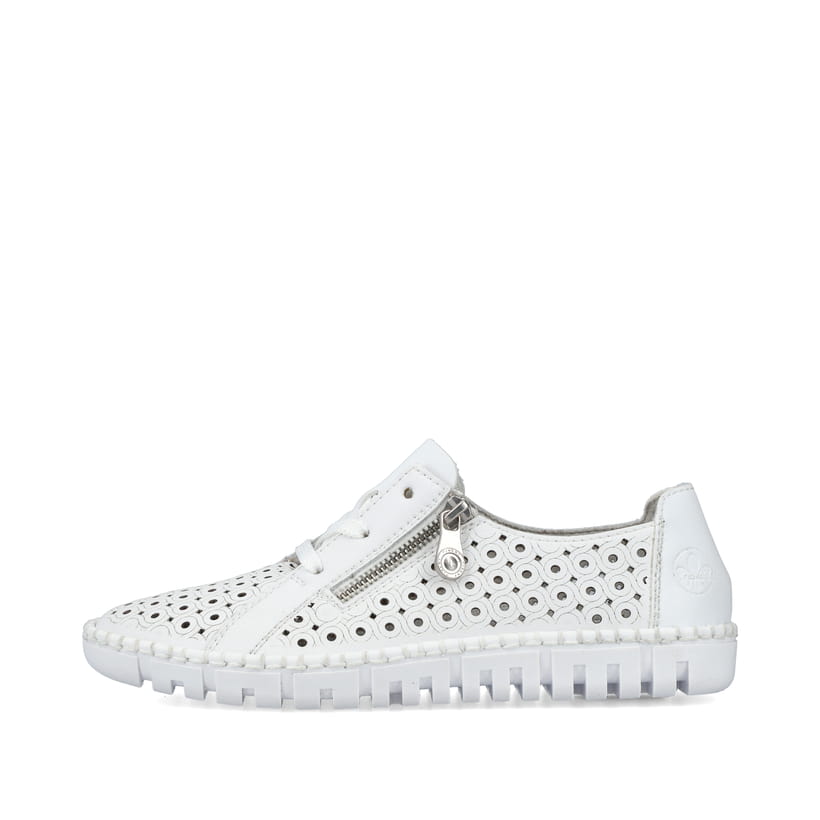 Rieker Artikelnummer M2300-80 Rieker Damen Schnürschuhe perlweiß