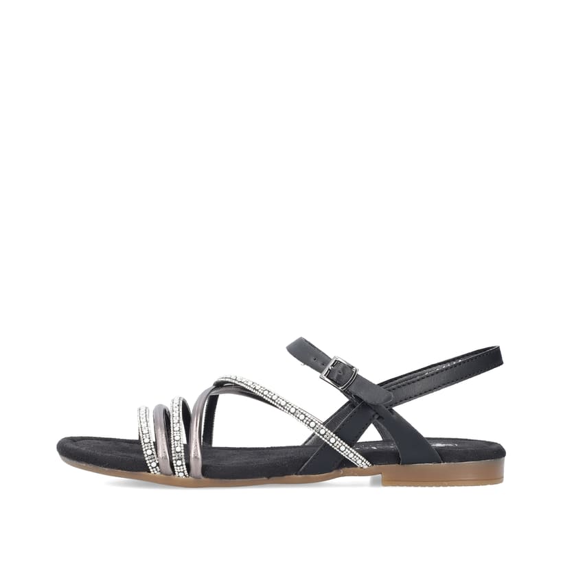 Rieker Artikelnummer 65262-00 Rieker Damen Riemchensandalen tiefschwarz