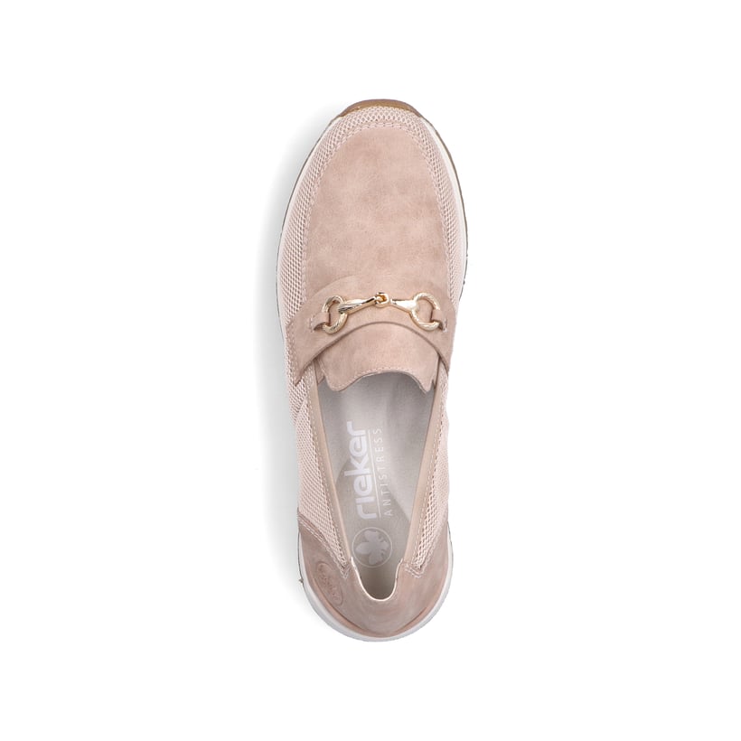 Rieker Artikelnummer 58955-31 Rieker Damen Loafer zartrosa Fabrikverkauf