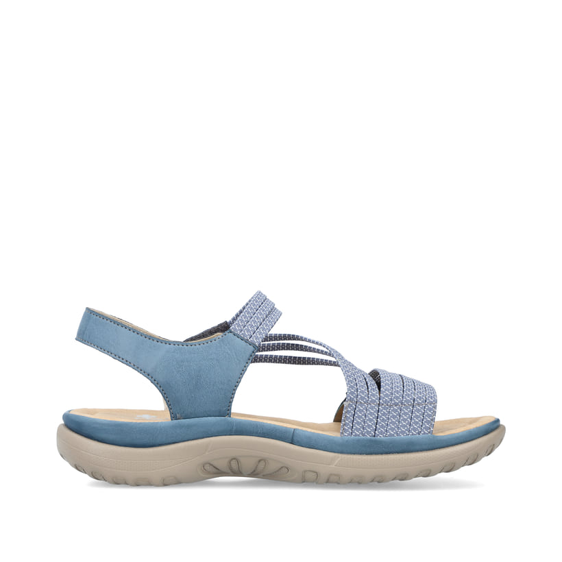 Rieker Artikelnummer 64870-14 Rieker Damen Riemchensandalen himmelblau Online