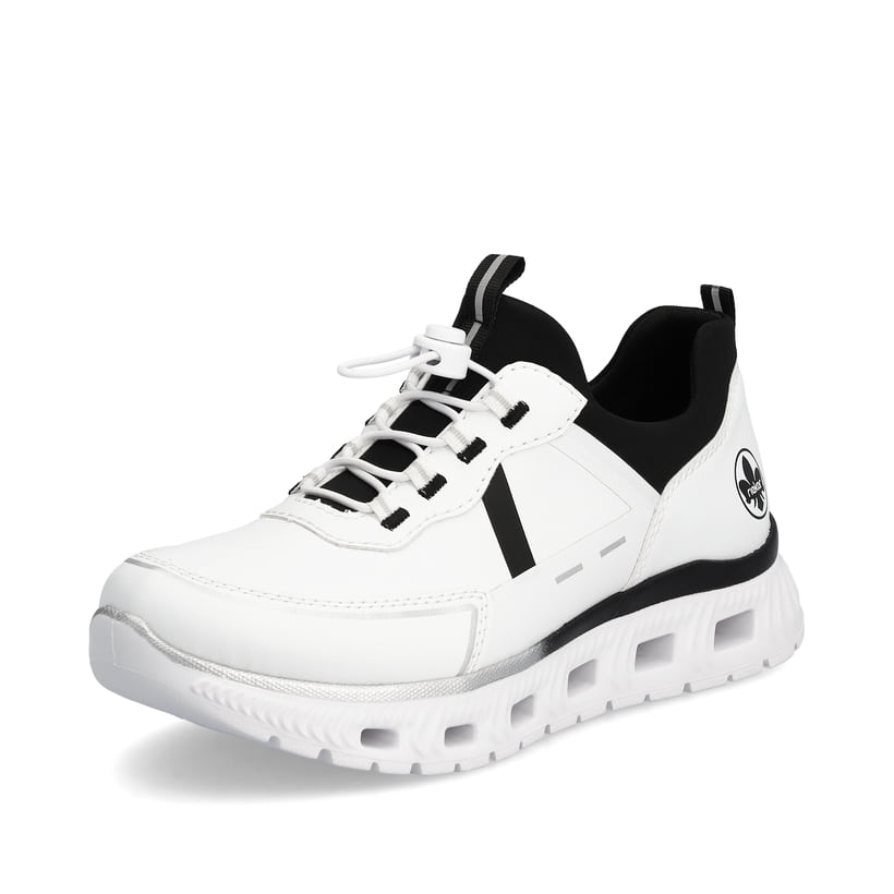 Rieker Artikelnummer M6062-80 Rieker Damen Slipper kristallweiss Outlet