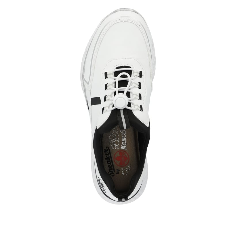 Rieker Artikelnummer M6062-80 Rieker Damen Slipper kristallweiss Outlet
