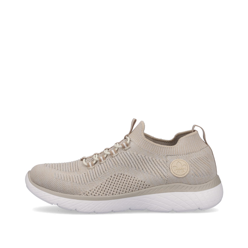 Rieker Artikelnummer M5074-64 Rieker Damen Slipper hellbeige