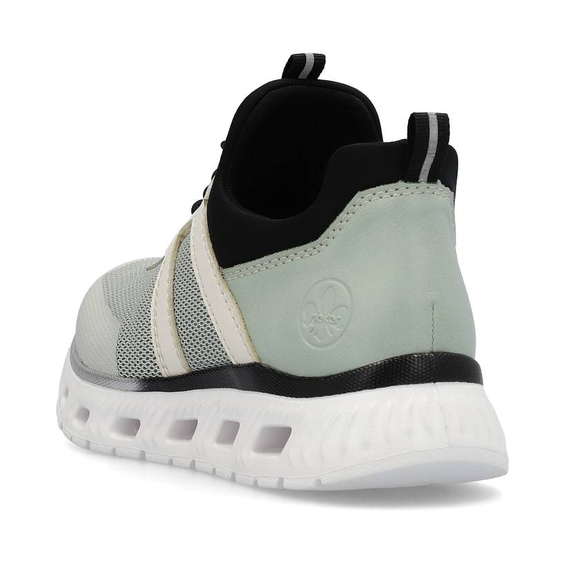 Rieker Artikelnummer M6061-52 Rieker Damen Slipper mintgrün Hotsell