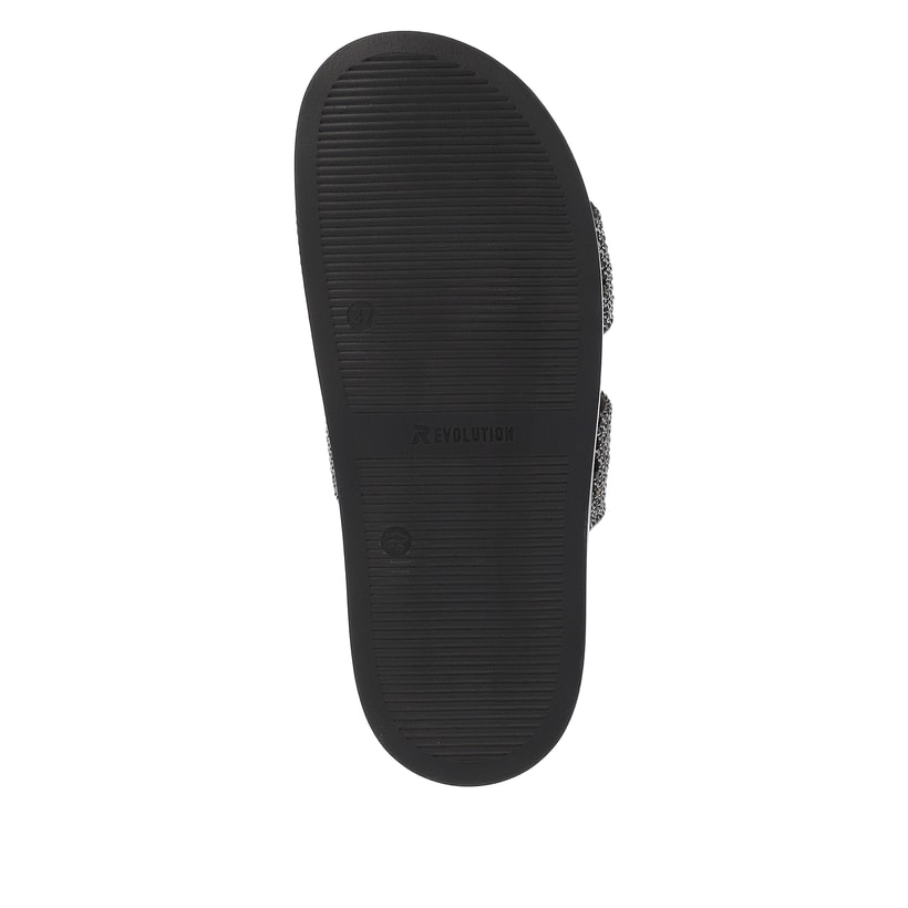Rieker Artikelnummer W1451-00 Rieker Damen Pantoletten night black Schlussverkauf