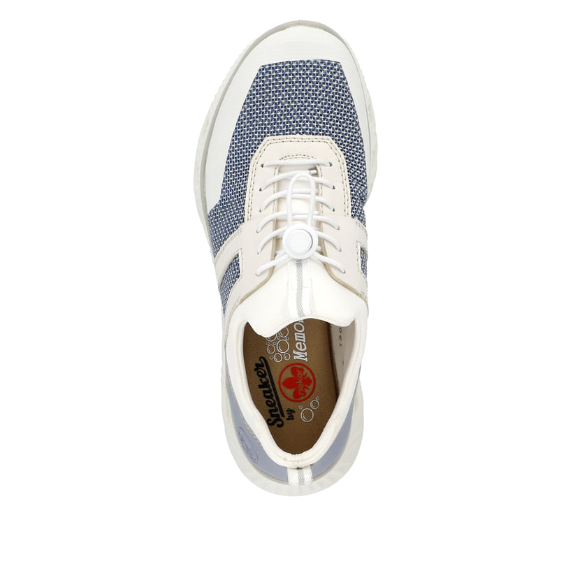 Rieker Artikelnummer M6061-90 Rieker Damen Slipper schwanenweiss Online