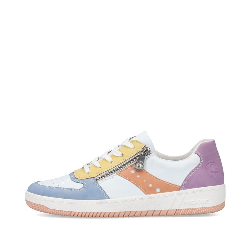 Rieker Artikelnummer M5520-91 Rieker Damen Sneaker Low weiss-bunt