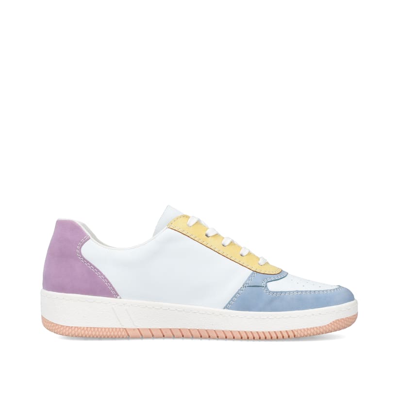Rieker Artikelnummer M5520-91 Rieker Damen Sneaker Low weiss-bunt Outlet