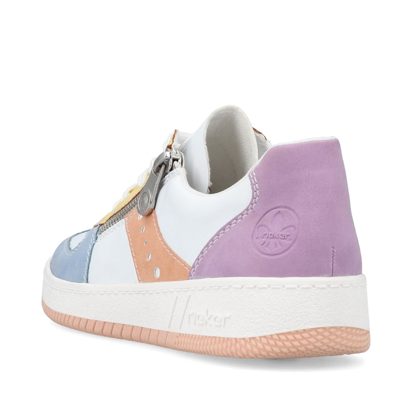Rieker Artikelnummer M5520-91 Rieker Damen Sneaker Low weiss-bunt Outlet
