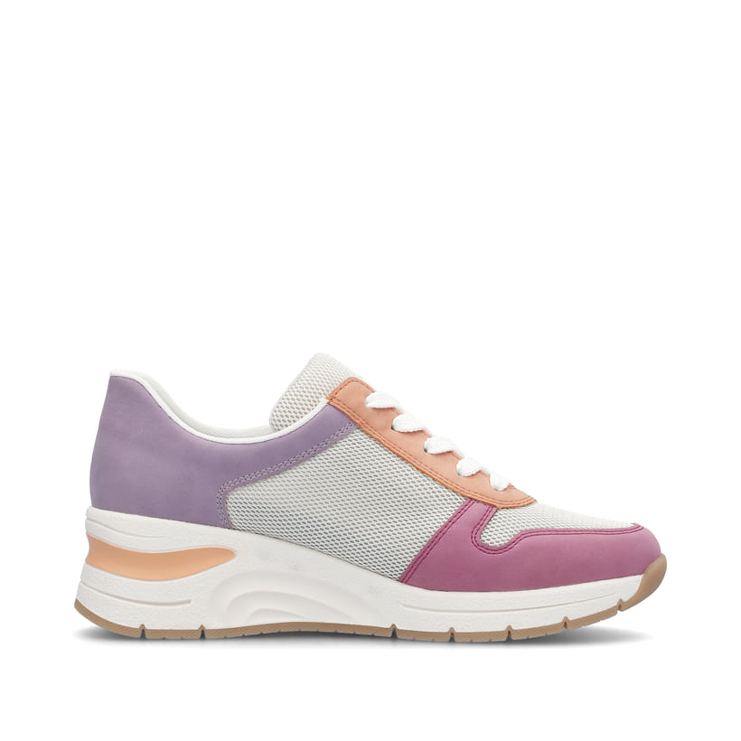 Rieker Artikelnummer N9303-90 Rieker Damen Sneaker Low beige-mehrfarbig Auslauf
