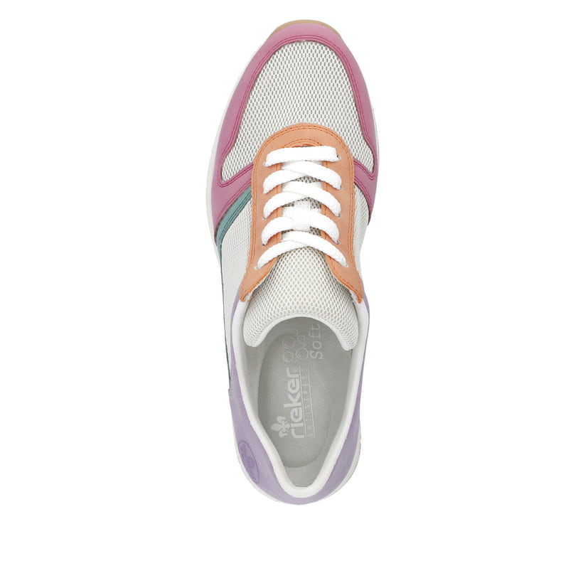Rieker Artikelnummer N9303-90 Rieker Damen Sneaker Low beige-mehrfarbig Auslauf