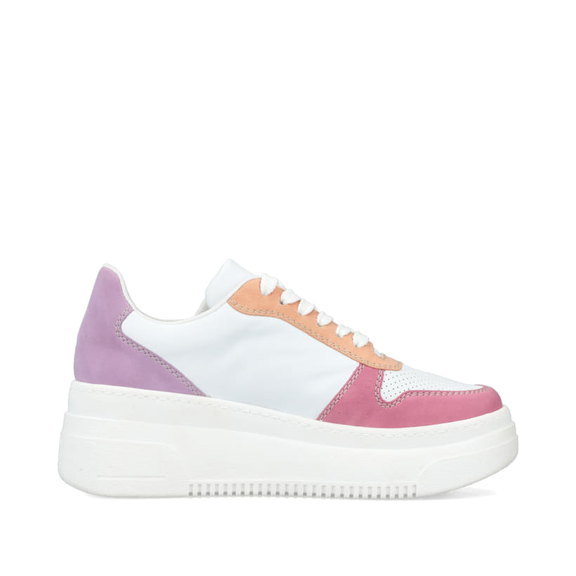 Rieker Artikelnummer M7814-90 Rieker Damen Sneaker Low eisweiss-mehrfarbig Angebote