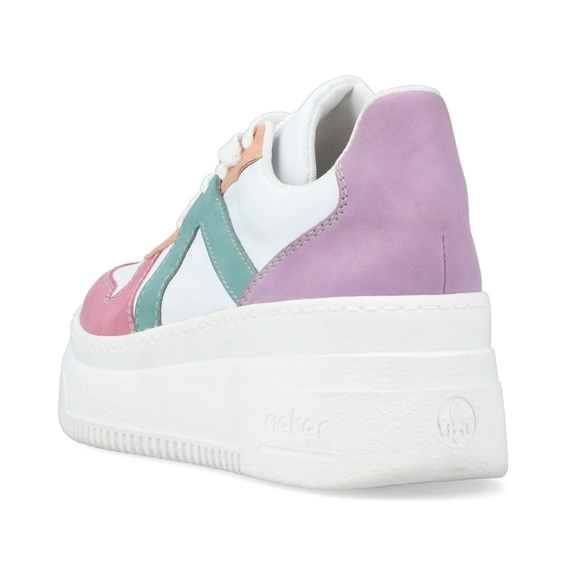 Rieker Artikelnummer M7814-90 Rieker Damen Sneaker Low eisweiss-mehrfarbig Angebote