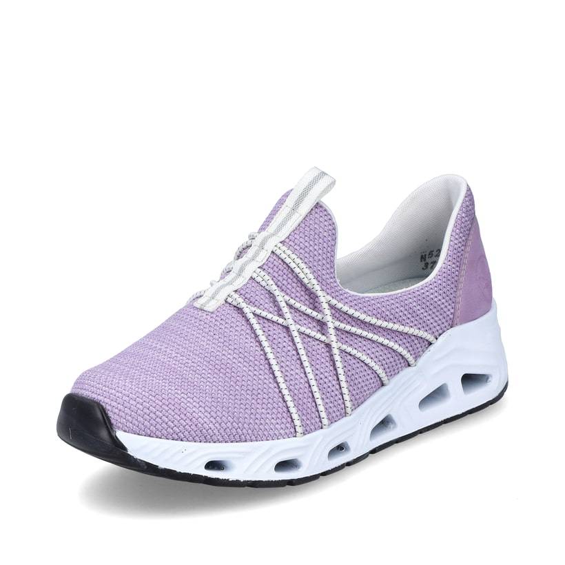 Rieker Artikelnummer N5253-30 Rieker Damen Slipper fliederfaben Günstiger Verkauf