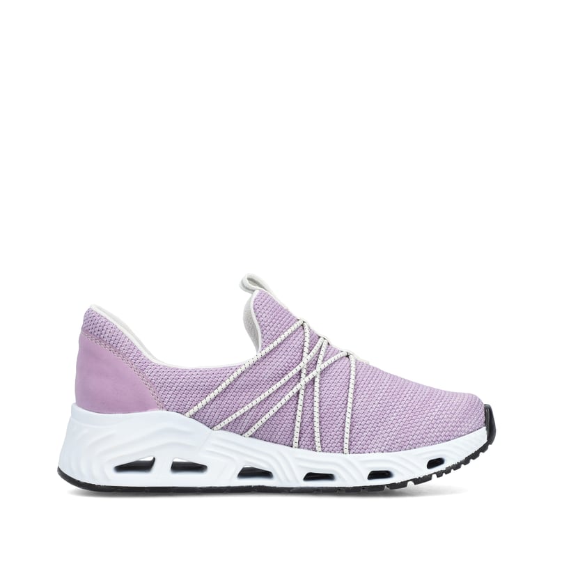 Rieker Artikelnummer N5253-30 Rieker Damen Slipper fliederfaben Günstiger Verkauf