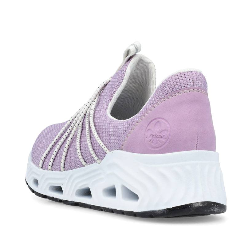 Rieker Artikelnummer N5253-30 Rieker Damen Slipper fliederfaben Günstiger Verkauf