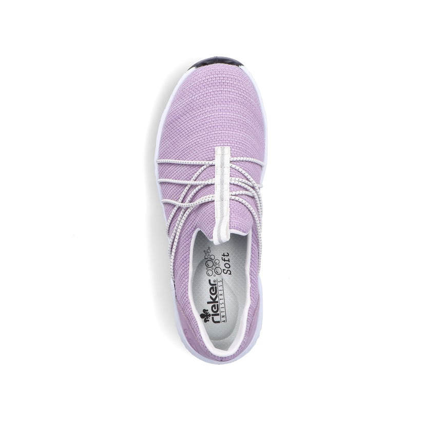 Rieker Artikelnummer N5253-30 Rieker Damen Slipper fliederfaben Günstiger Verkauf