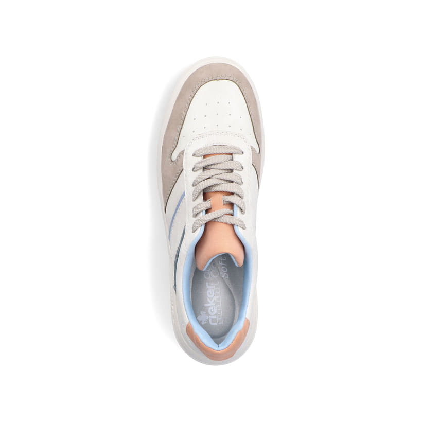 Rieker Artikelnummer M8410-60 Rieker Damen Sneaker Low schwanenweiss Auslauf