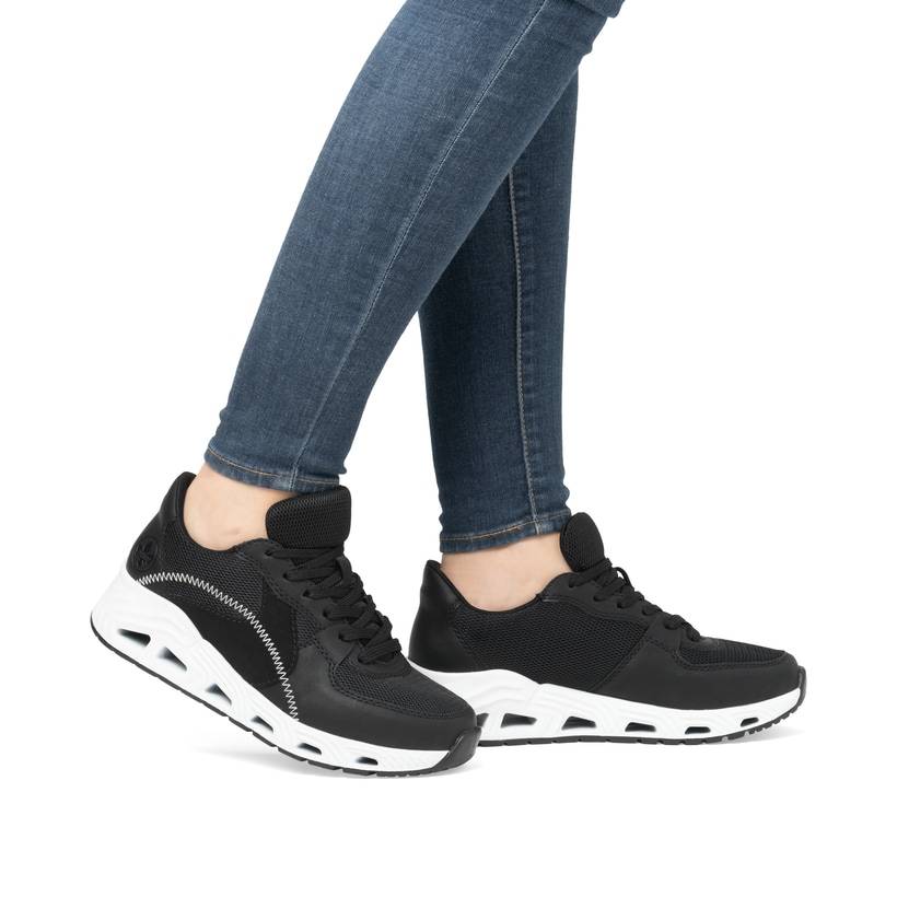 Rieker Artikelnummer N5240-00 Rieker Damen Sneaker Low nachtschwarz Hotsell