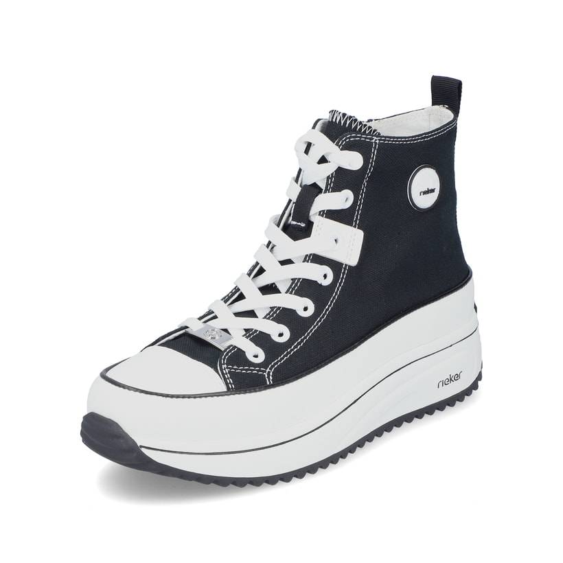 Rieker Artikelnummer 90010-00 Rieker Damen Sneaker High tiefschwarz Günstiger Verkauf
