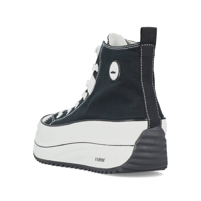 Rieker Artikelnummer 90010-00 Rieker Damen Sneaker High tiefschwarz Günstiger Verkauf