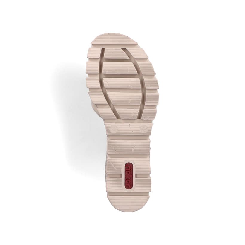Rieker Artikelnummer 68093-60 Rieker Damen Keilsandaletten sandbeige Outlet