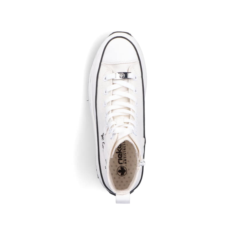 Rieker Artikelnummer 90012-80 Rieker Damen Sneaker High eisweiss Verkauf