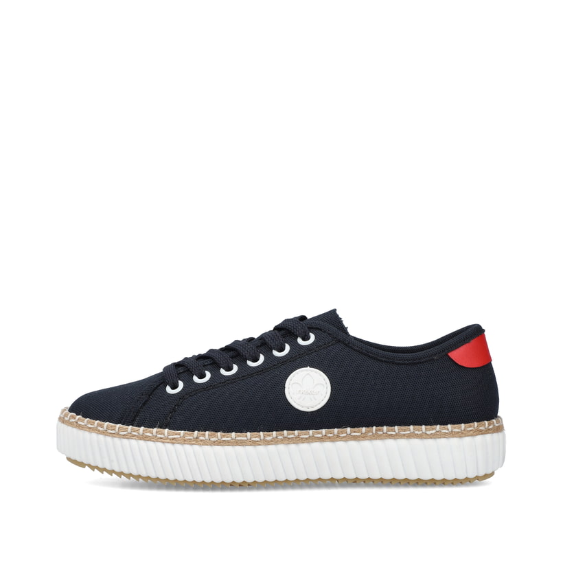 Rieker Artikelnummer M2926-14 Rieker Damen Sneaker Low stahlblau