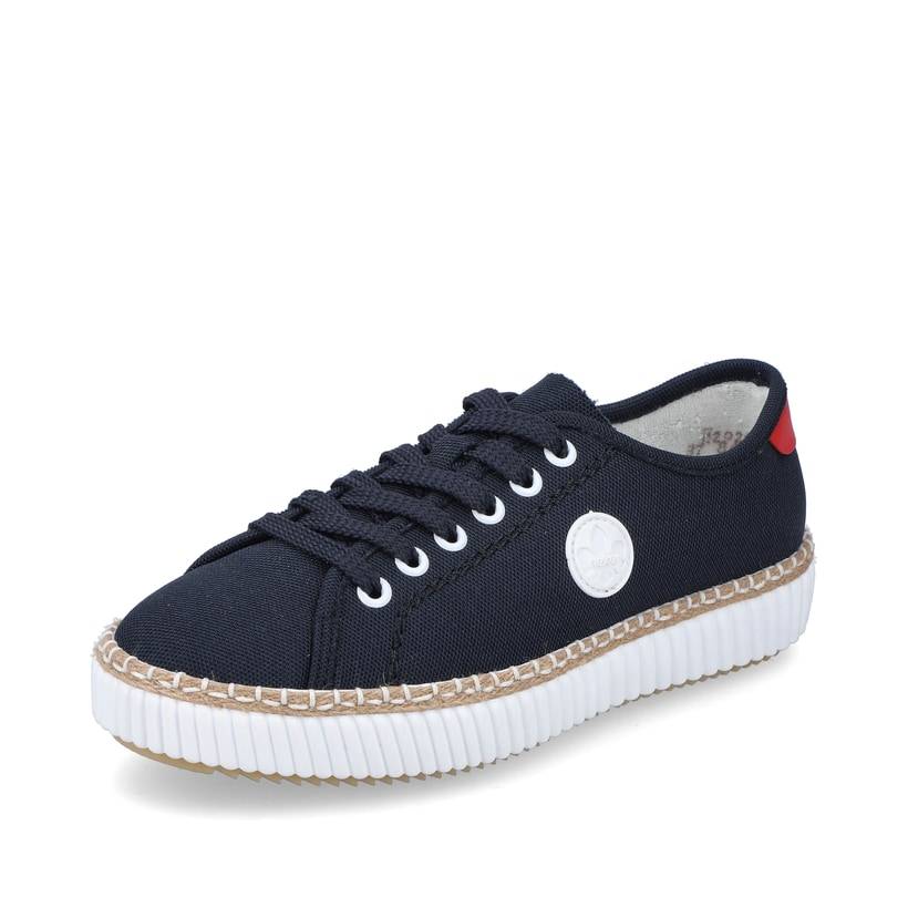 Rieker Artikelnummer M2926-14 Rieker Damen Sneaker Low stahlblau Angebote