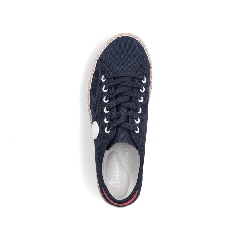 Rieker Artikelnummer M2926-14 Rieker Damen Sneaker Low stahlblau Angebote
