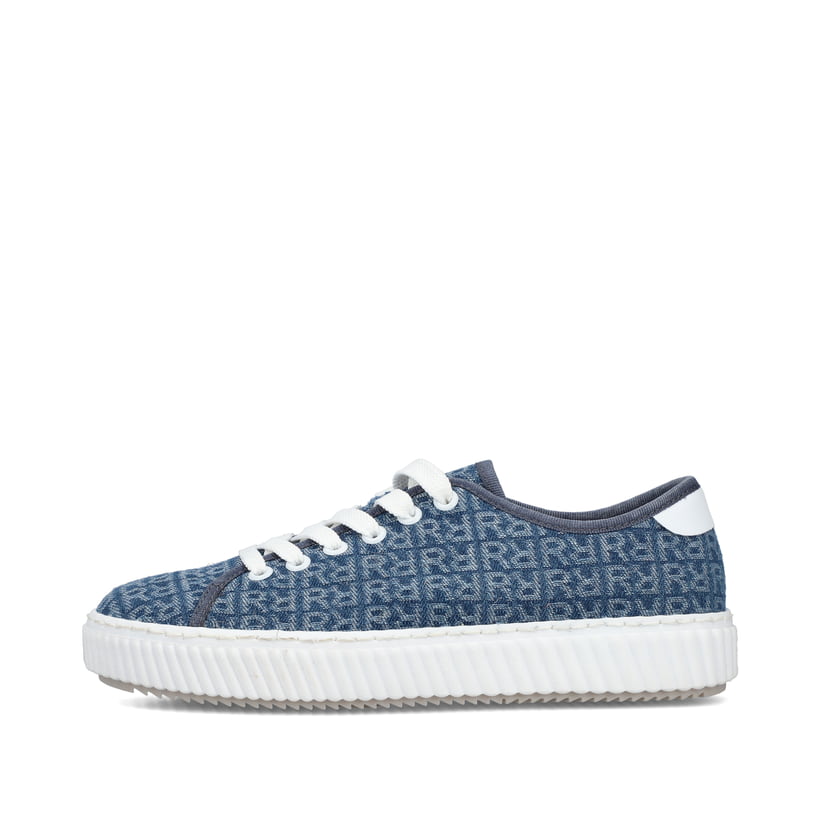 Rieker Artikelnummer M3926-14 Rieker Damen Sneaker Low schieferblau